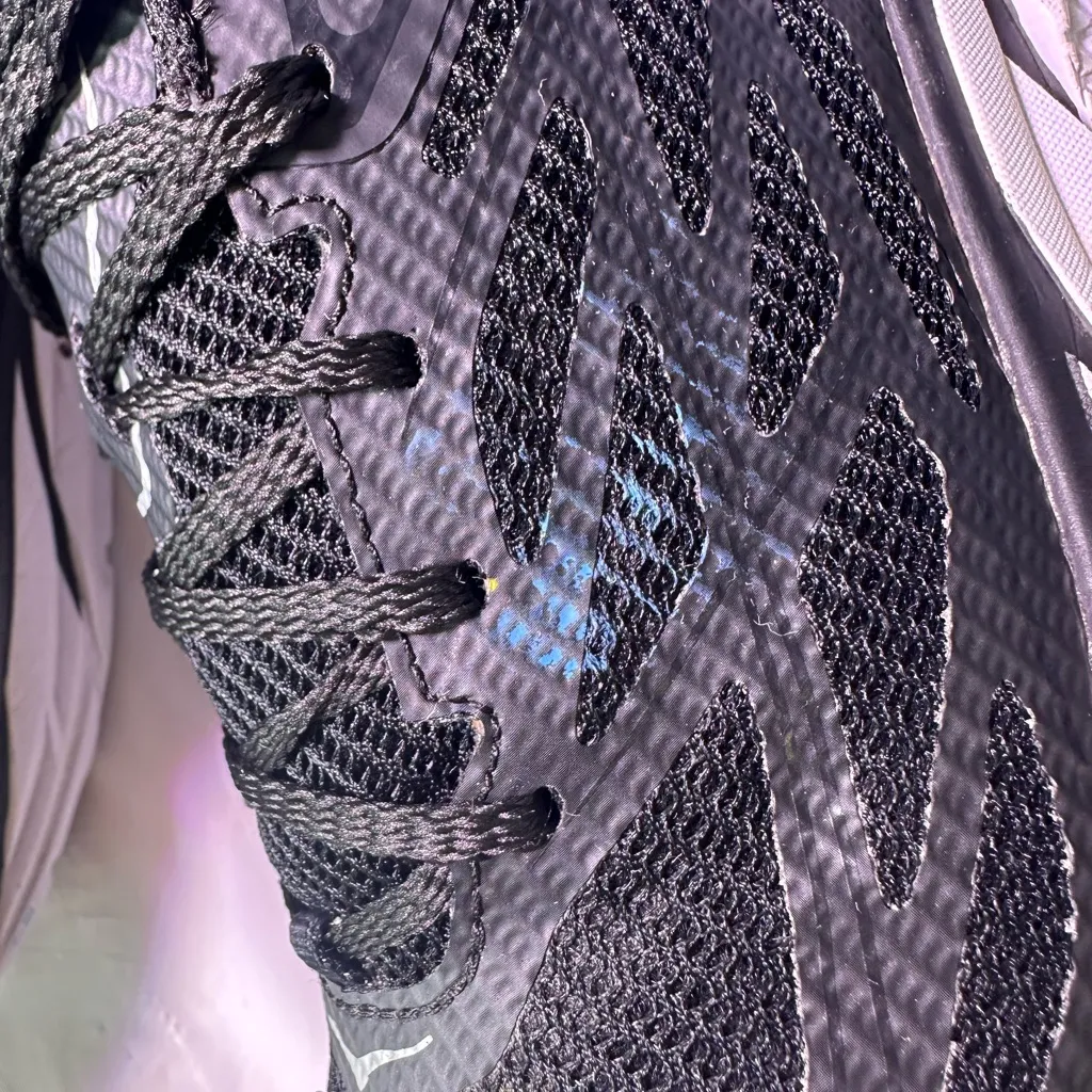 Hoka Women's Black and White Sneakers - Image 11