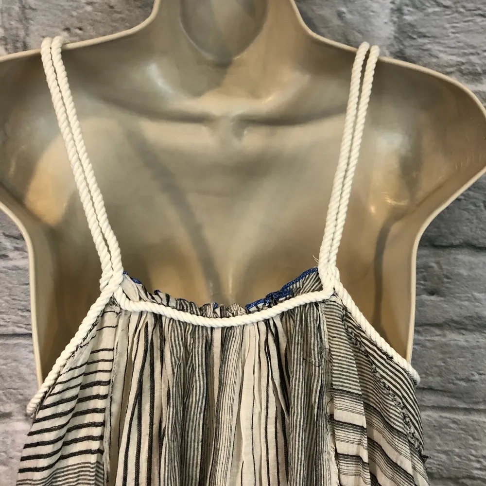 Free People Work Wearin It Handkerchief Stripe Top - Image 6