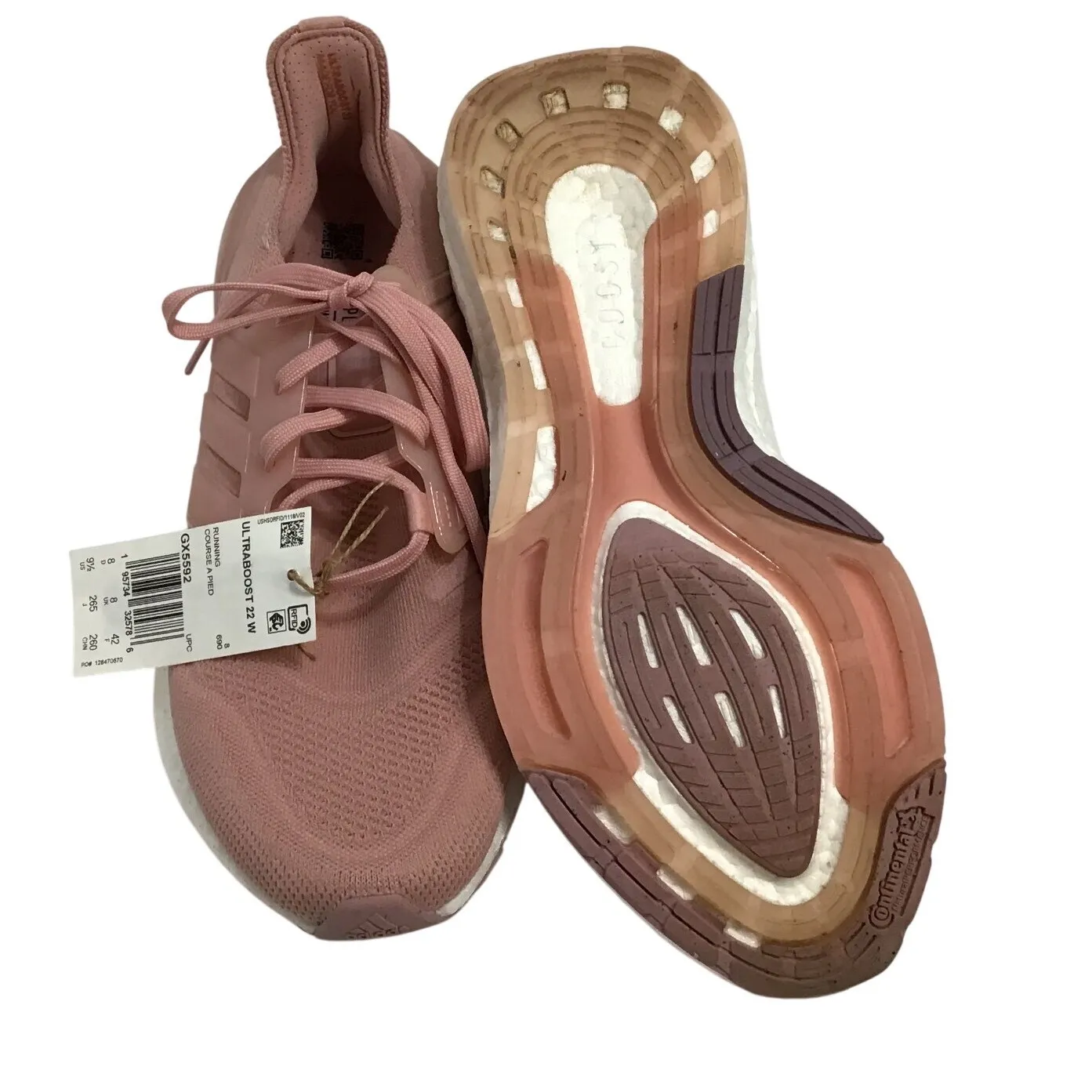 Adidas Ultraboost 22 W Running Shoes Rose‎ Pink GX5592 Women Size 9.5 - Image 5