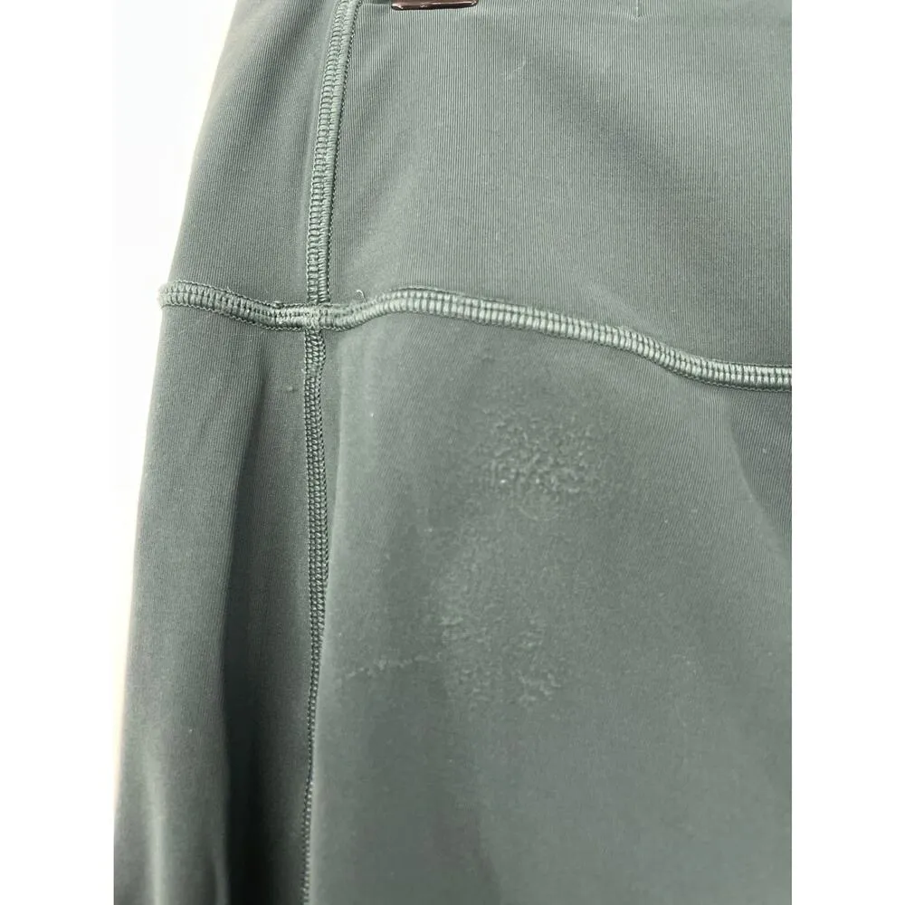 Lululemon Leggings Womens 8 Play Off The Pleats Tight 25" Teal Shadow Yoga - Image 3