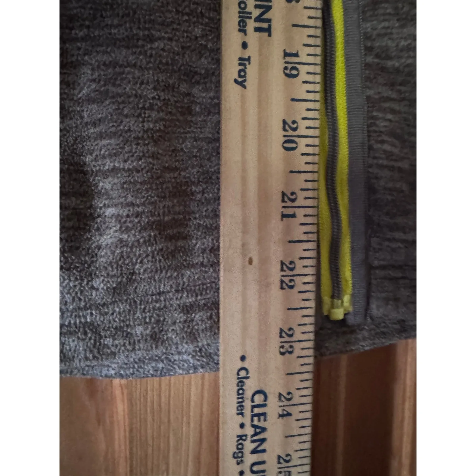 Ariat Womens Fleece Jacket Full Zip Mock Neck Gray Heathered Activewear Size M - Image 6