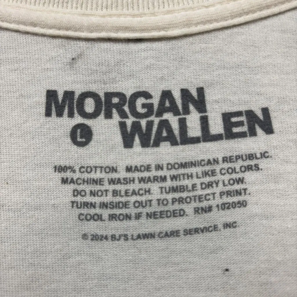 Morgan Wallen Back to Gods Country Tennessee Boy T-Shirt L - Image 4