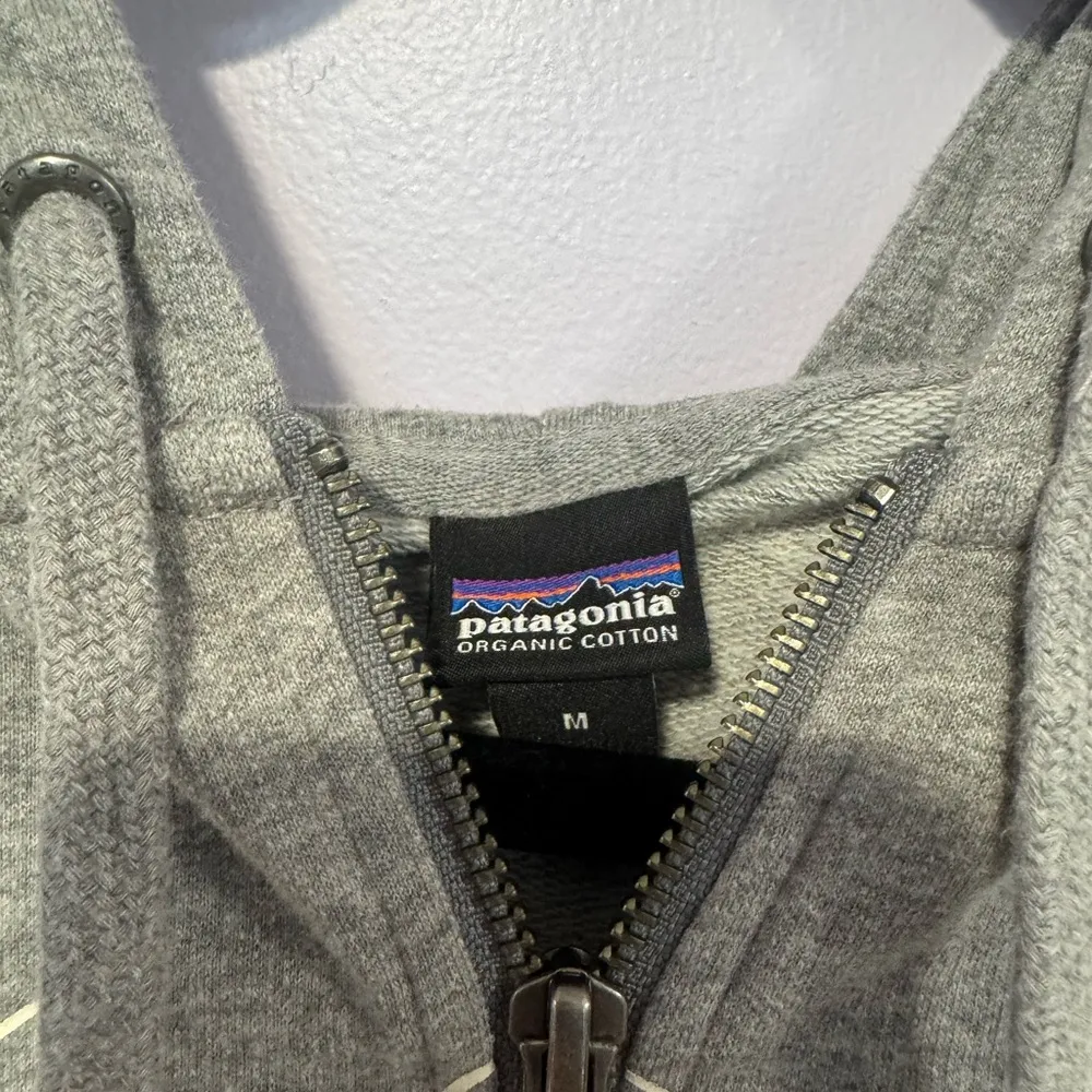 Grey zip up Patagonia‎ graphic sweatshirt - Image 2