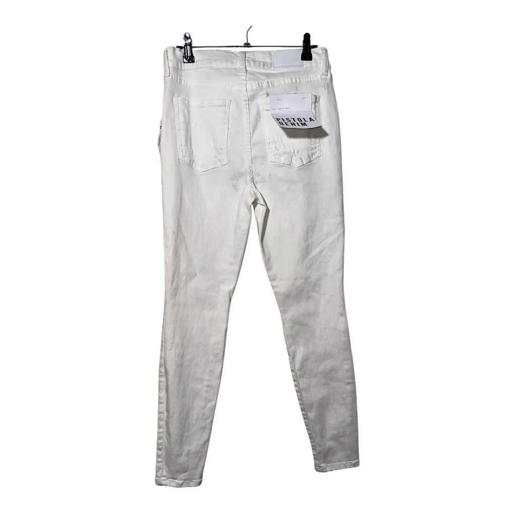 NWT PISTOLA‎ Aline High-Rise Skinny Cream-Colored Jeans - 27 - Image 2