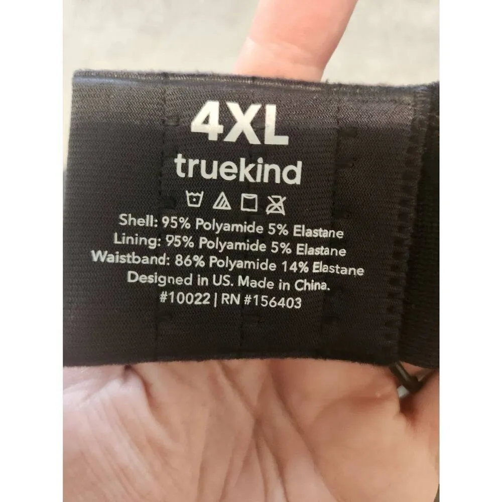 NWT New Truekind Shapermint Daily Comfort Wirefree Shaper Bra 4XL Black Size 4X - Image 4