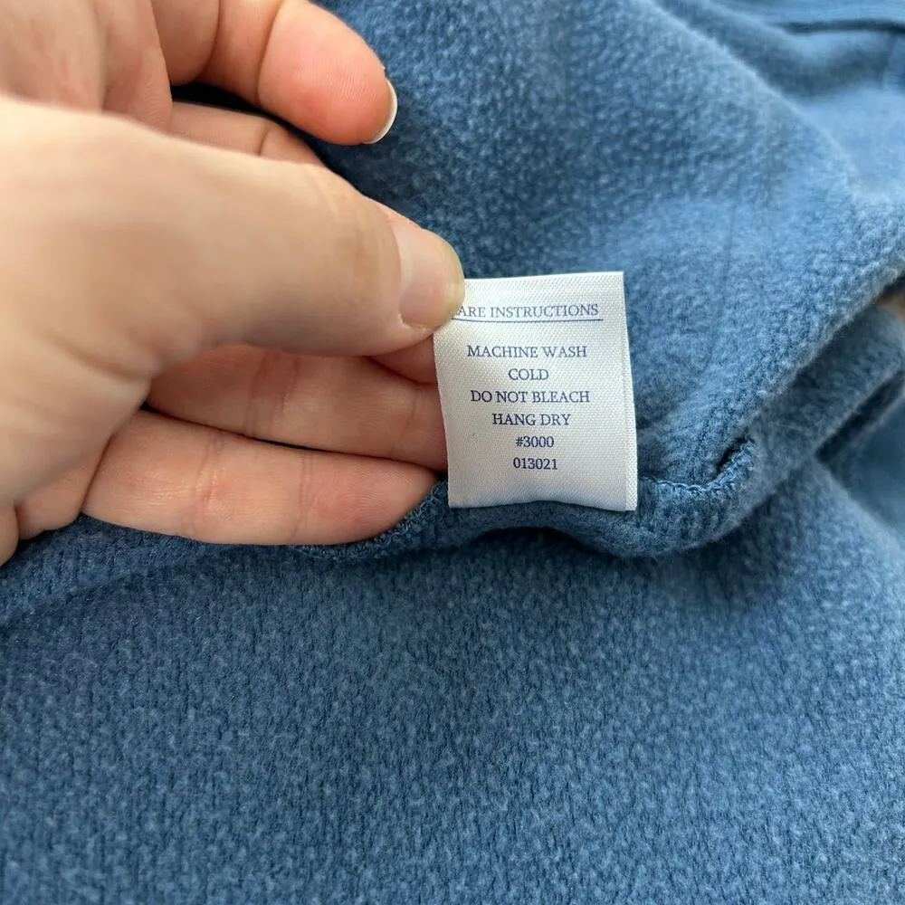 FREE FLY Bamboo Thermal Fleece Cardigan Womens Size Small Comfort Outdoor Cozy Blue - Image 9