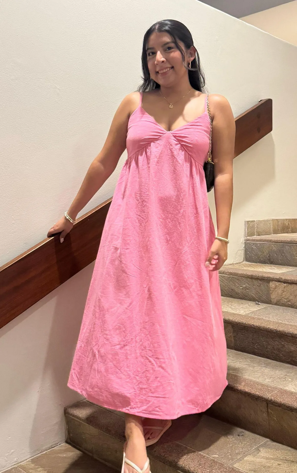 Pink Maxi Dress Size M - Image 6