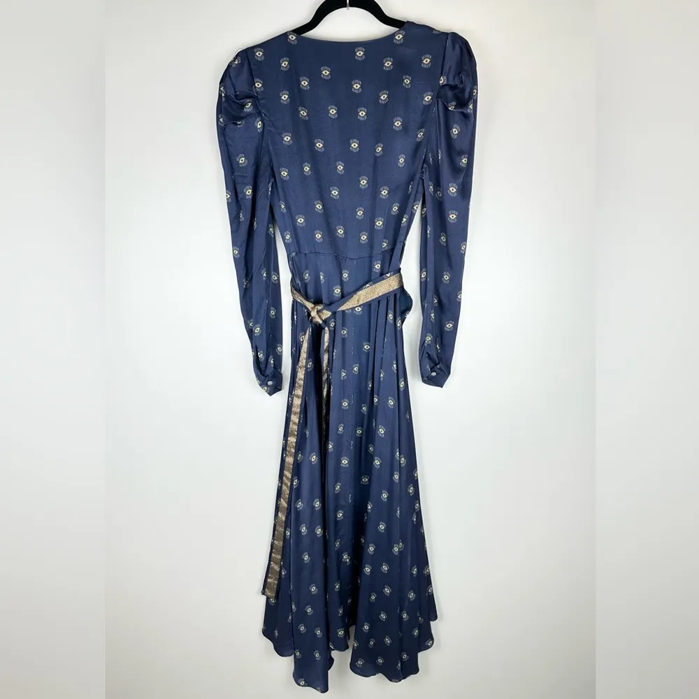 Farm Rio Wink Wink Wrap Midi Dress - Image 8