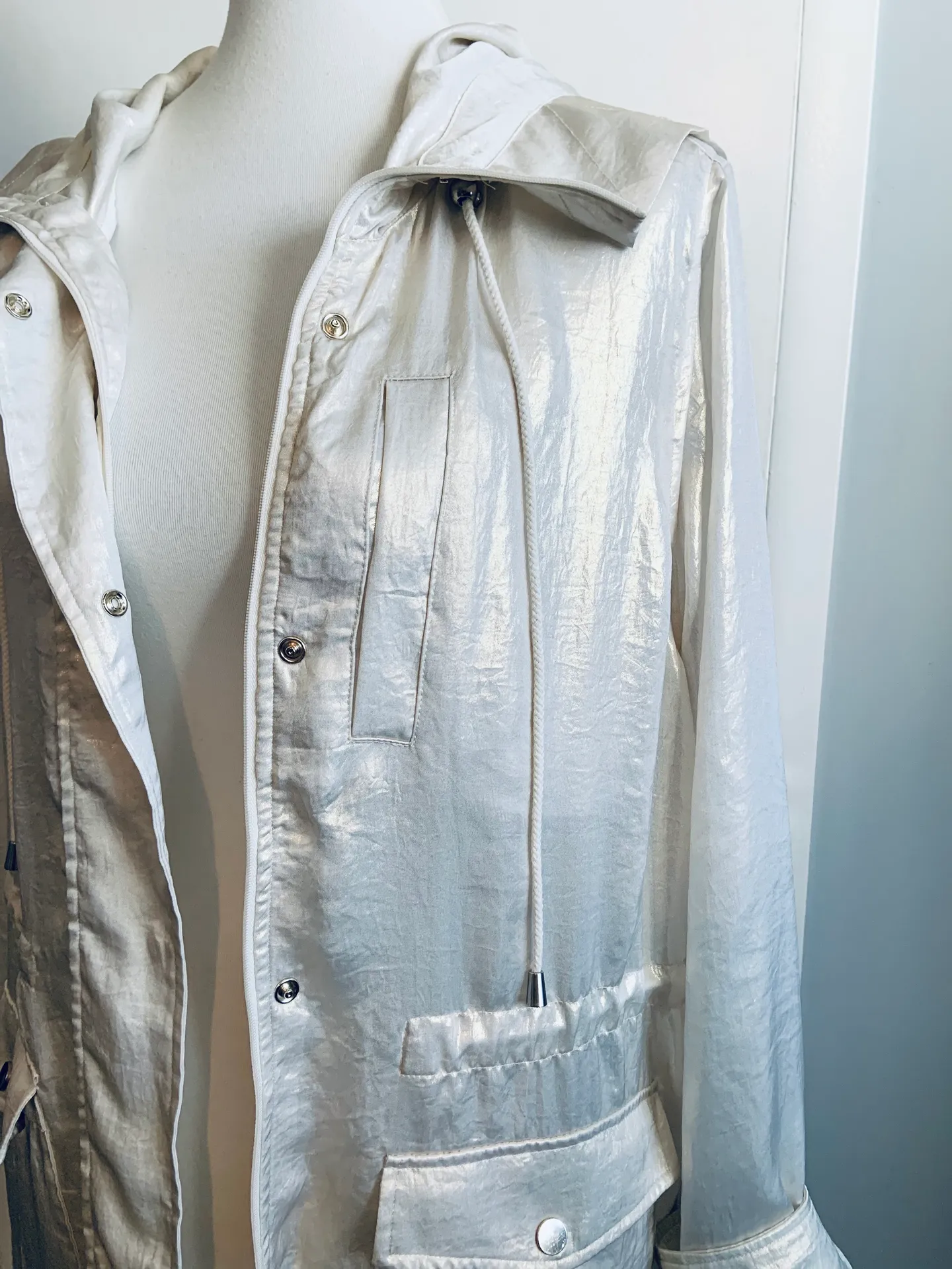 Etcetera Opal Shimmer Utility Anorak Jacket - Image 5