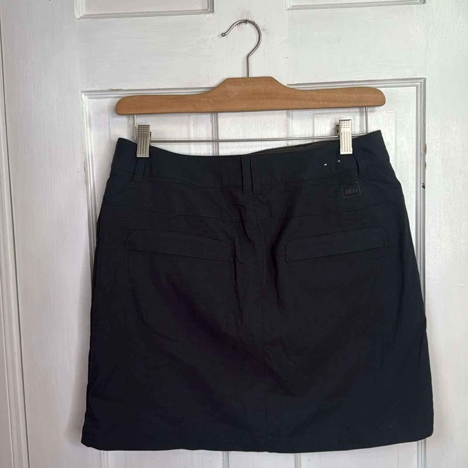 REI Women’s Rendezvous Black Shorts Skort New with Tag W1272 Sz 6 - Image 7