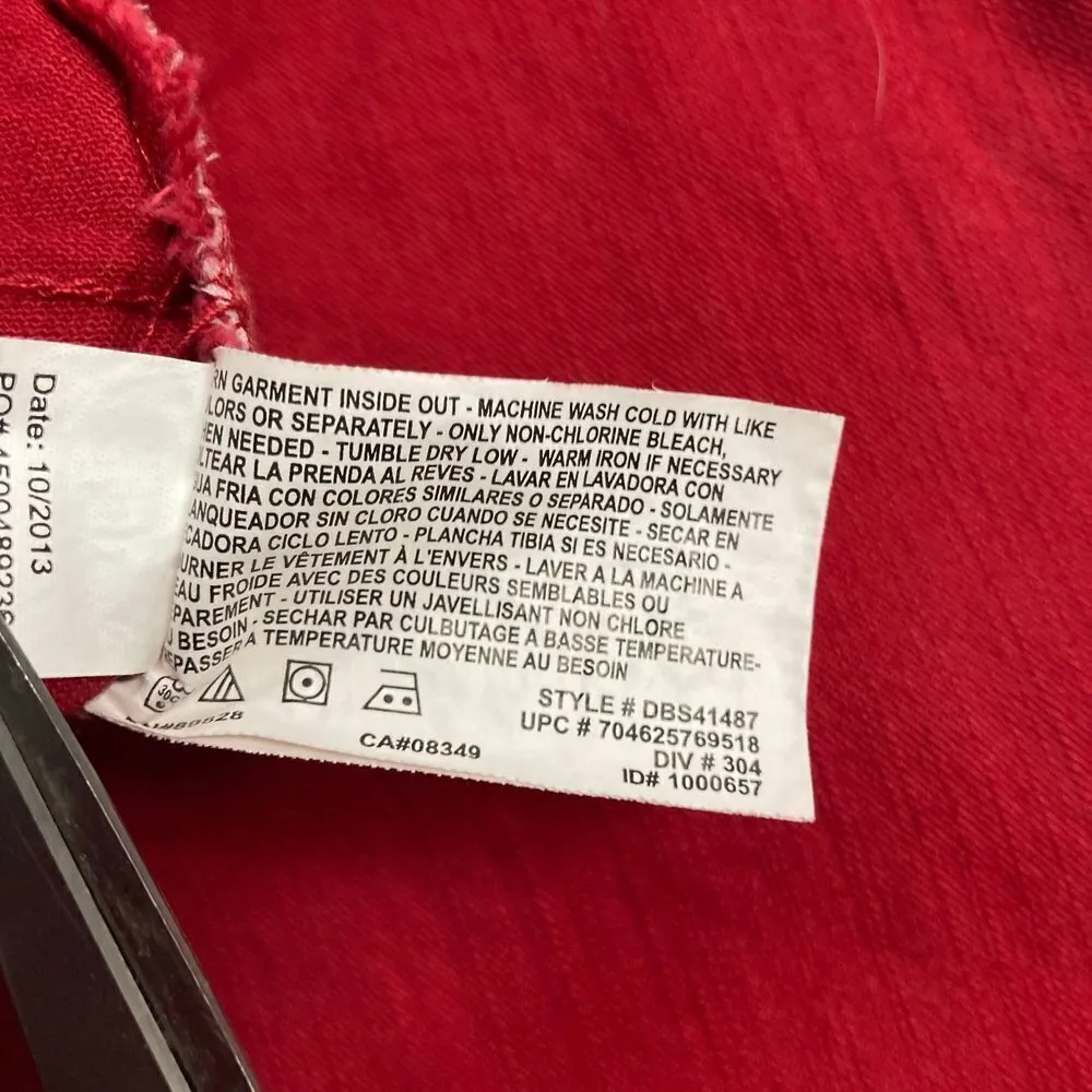 ‎BANDOLINO Samantha Jeans Size 10  Red - Image 6