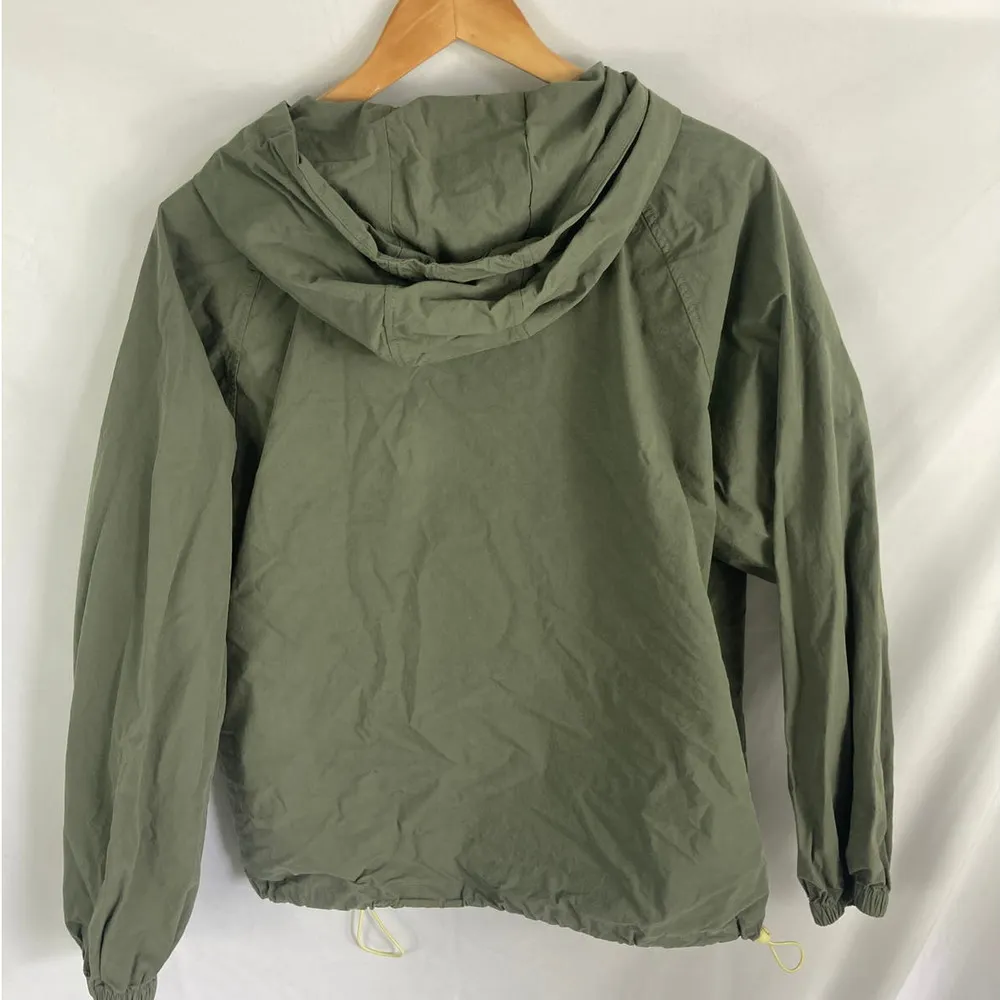 Fabletics Jordan Woven Jacket Zip Up Olive Size Small - Image 5