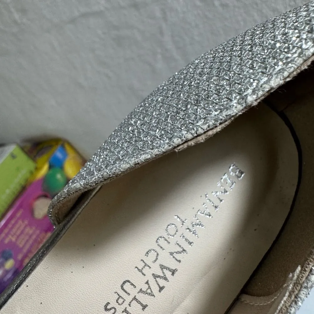Women‎ bridal climbing silver Heels - size 9w - Image 3