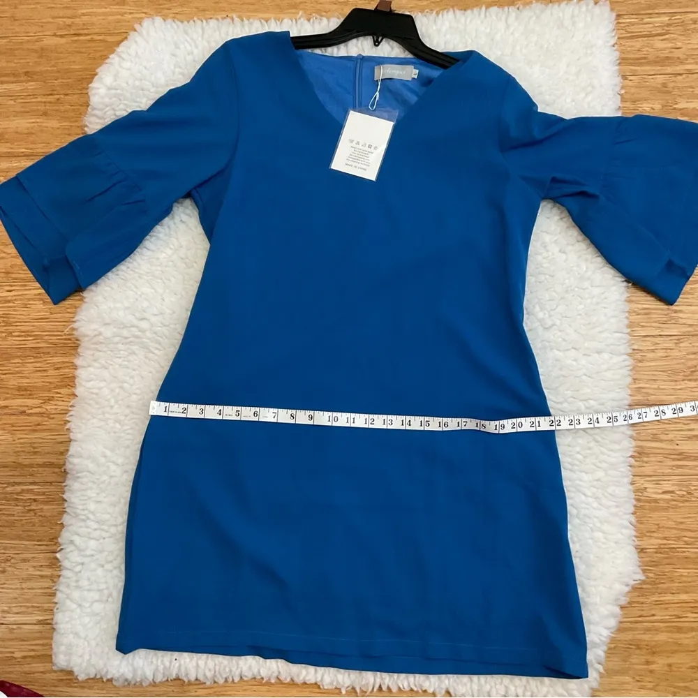 belongsci shift dress blue sz Large v - Image 4