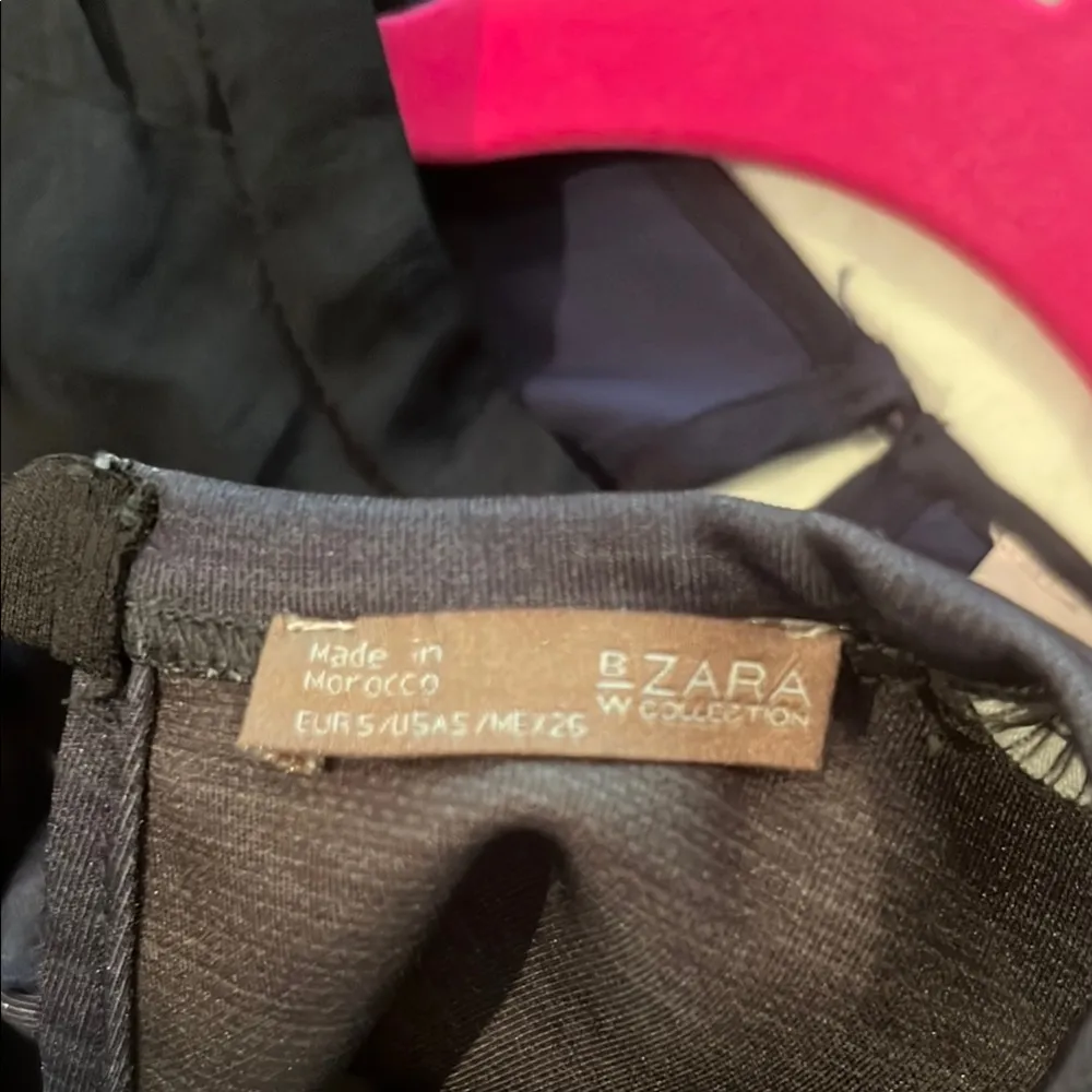 Zara | Elegant Gray Rhinestone Top Small - Image 5