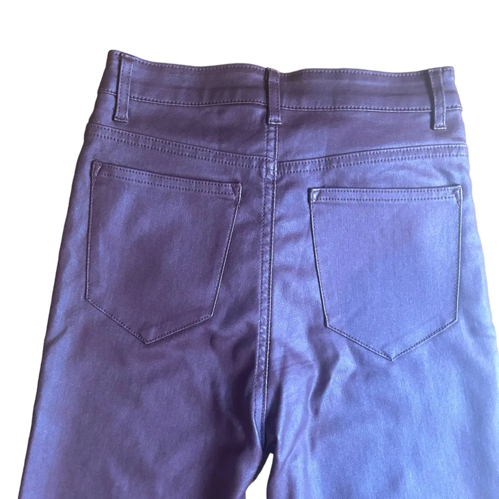 Edikted  Luna Faux Leather Flare Leg Pants Brown Size Small Going Out Date Night - Image 10