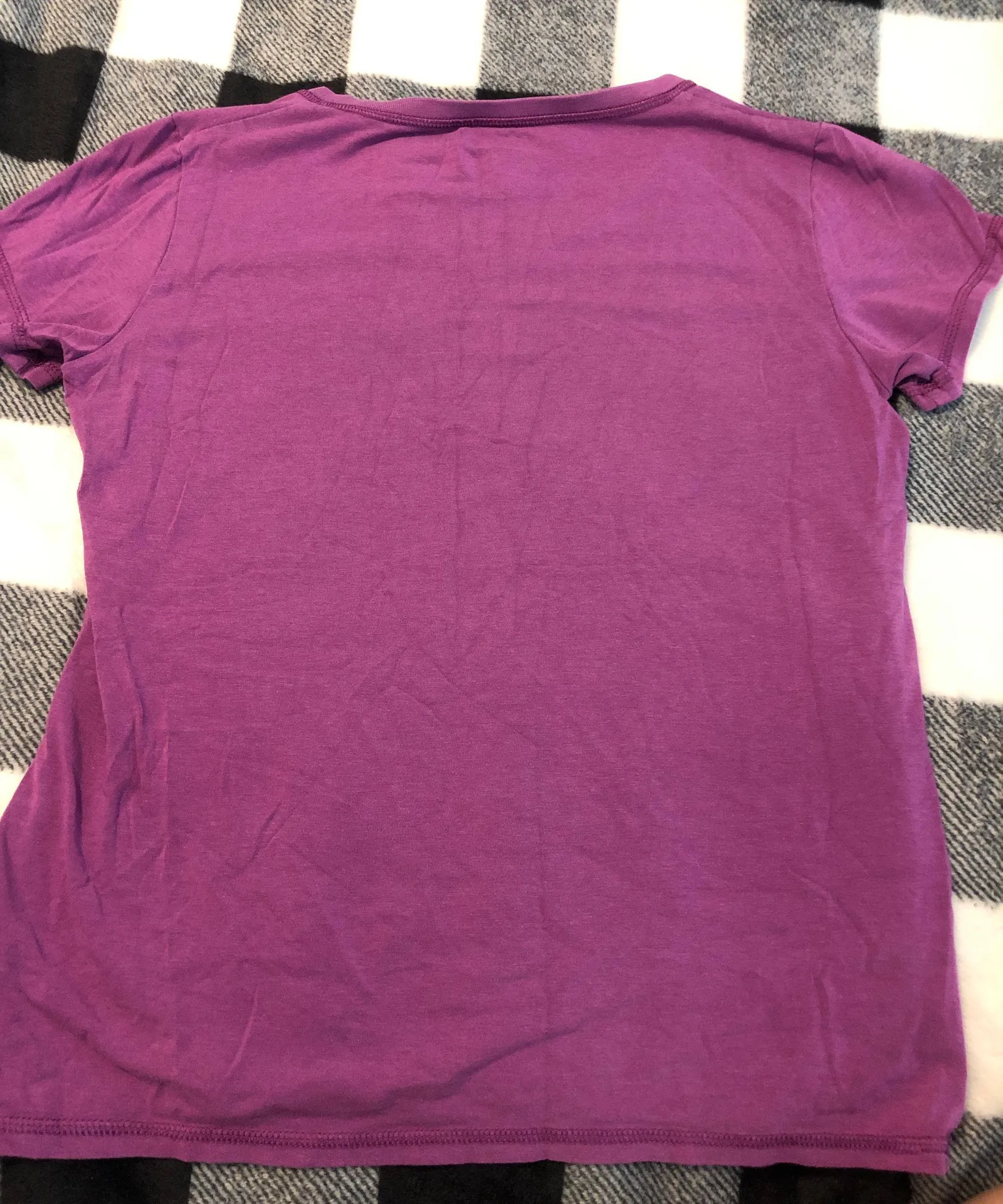 Cariloha Purple Tee Shirt - Image 2