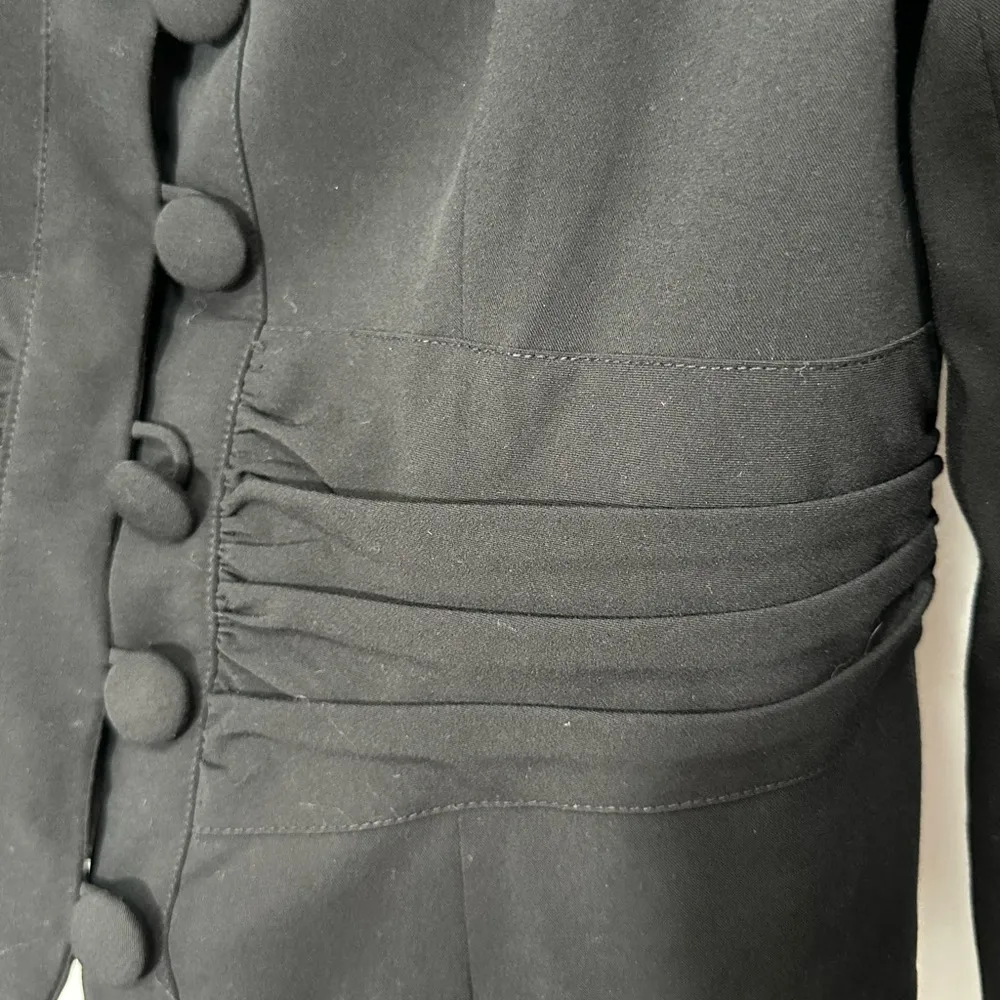 Mossimo Stretch Polyester Rayon Black Jacket Size Medium - Image 3