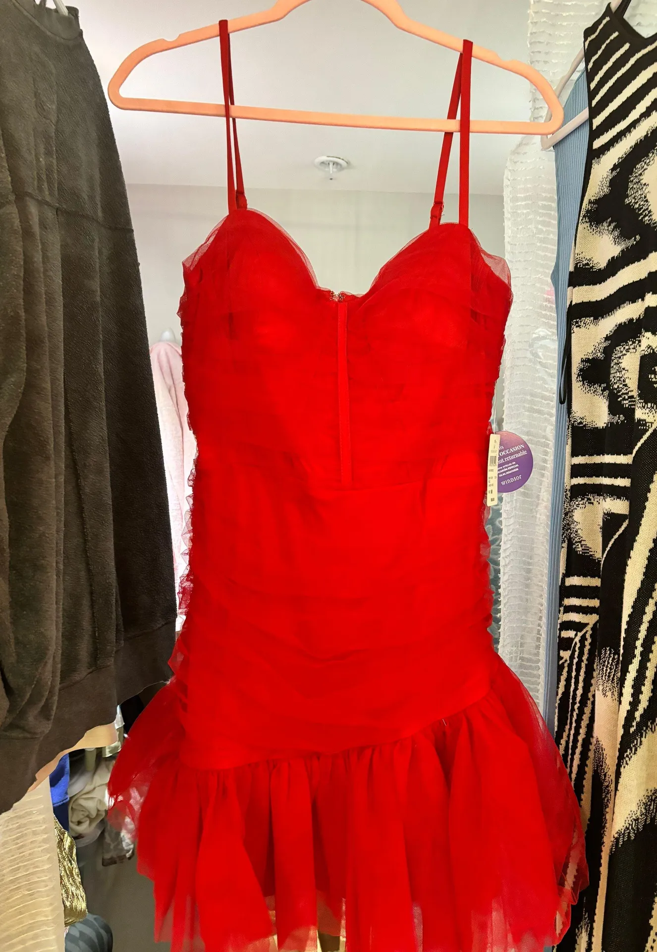 Red Mini Dress - Image 2