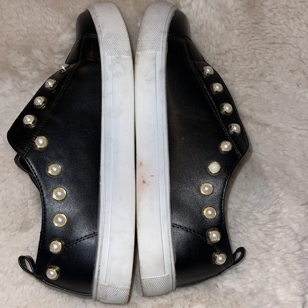 🦋4/$25 Rasolli Slip On Embellished Shoes Size 8 Black - Image 7