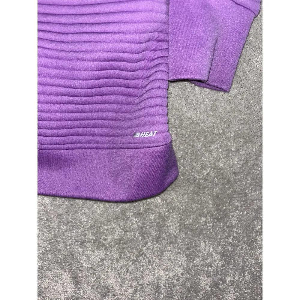 New Balance  purple ribbed pullover sweatshirt running xs running‎ - Image 7