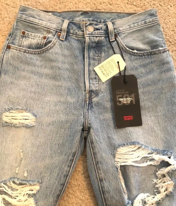 Levi’s Original Cropped Jeans - Image 4