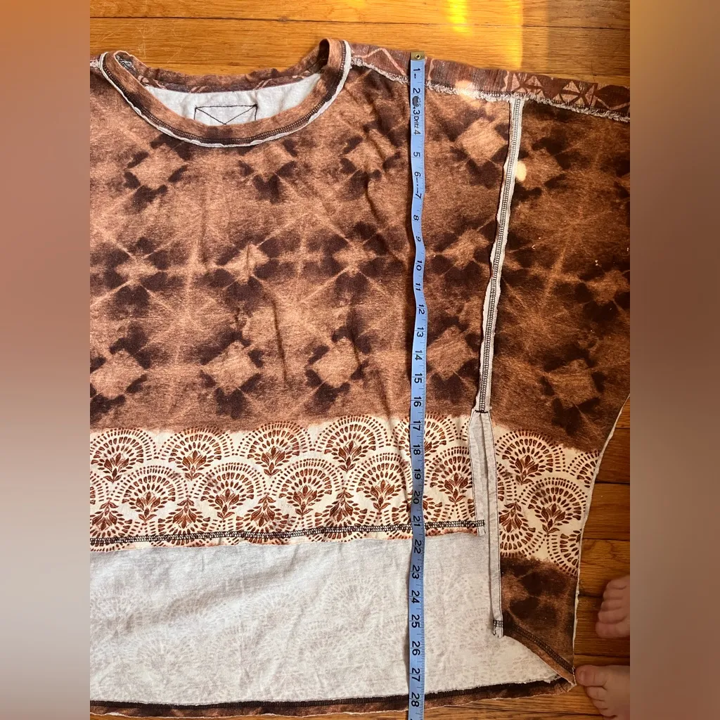 Free People We The Free Poncho Tee OS SAMPLE EUC - Image 4