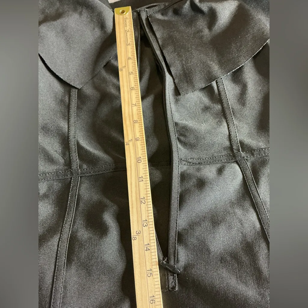 PrettyLittleThing Black Off-the-Shoulder Ruffle Mini Dress - Image 9