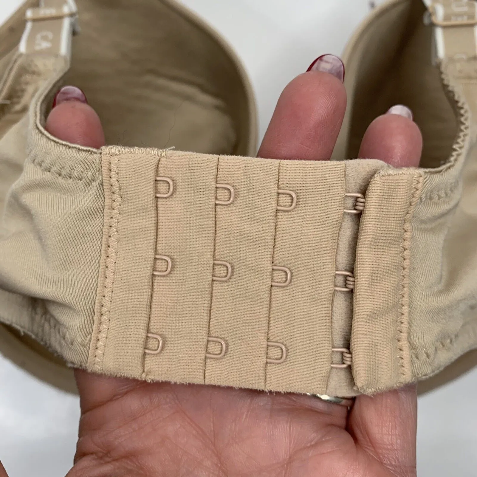 Cacique Sz 38DDD Bra Lightly Lined T-shirt Nude Full Coverage Underwired Women’s - Image 5