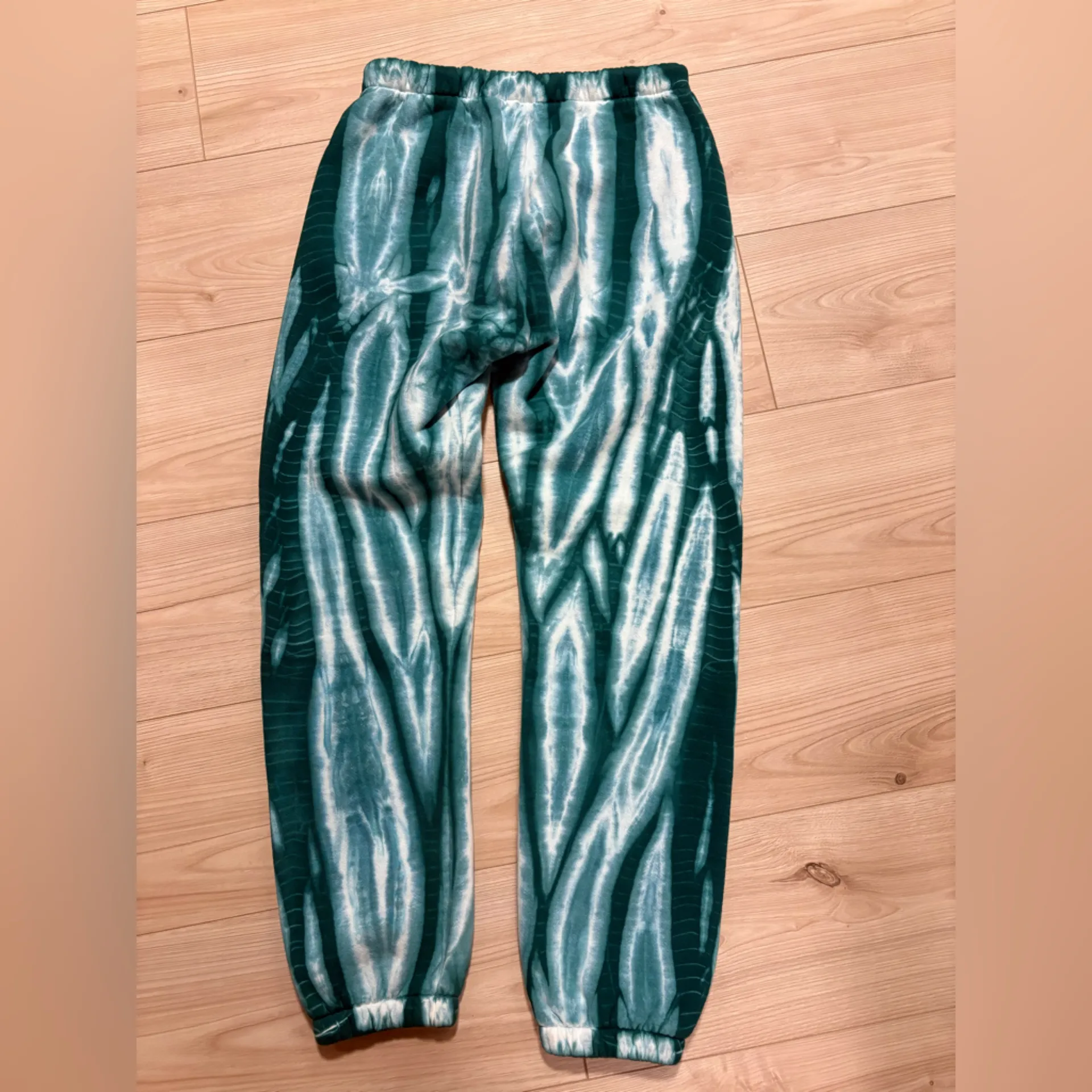 Madhappy  Teal Tie-Dye Joggers - Image 5