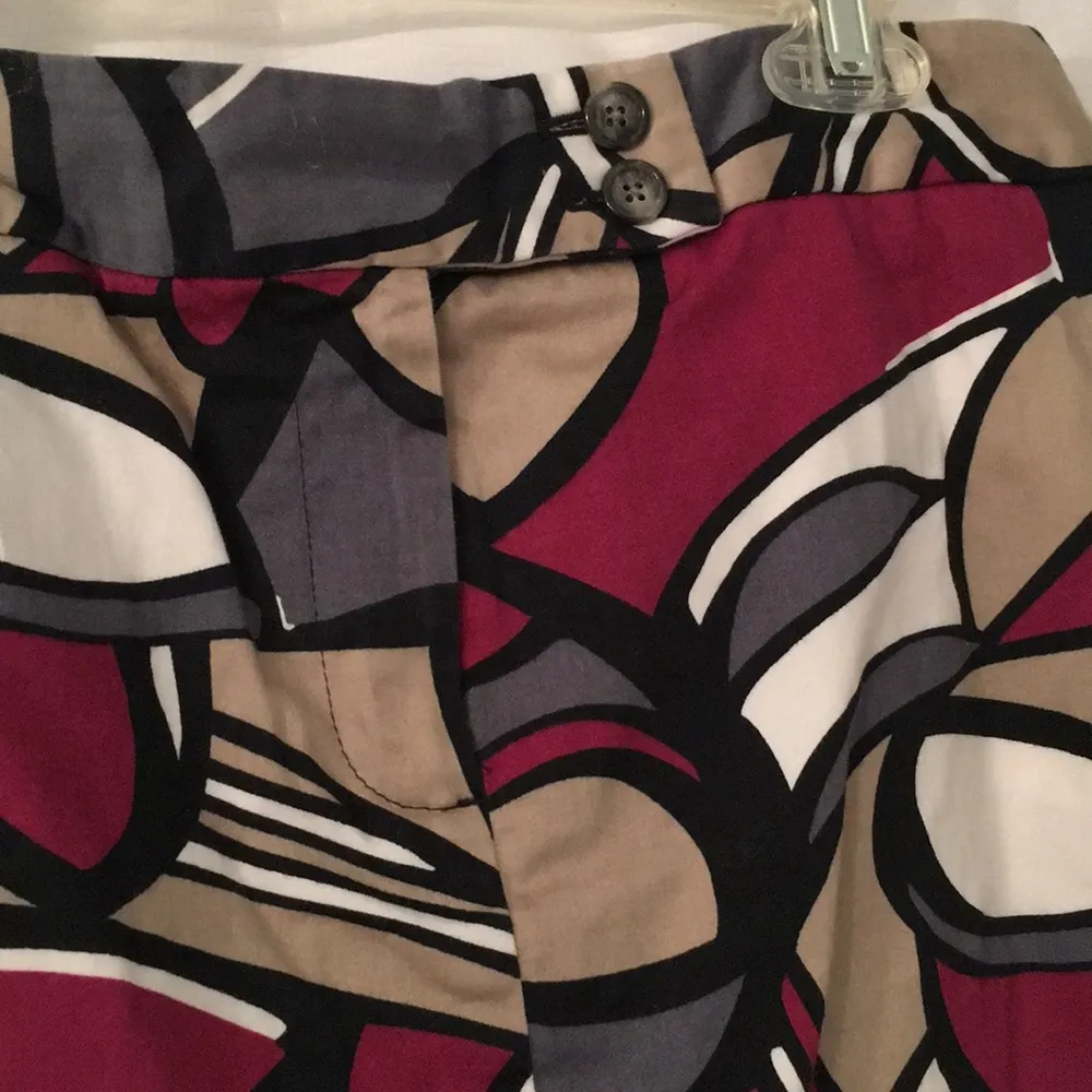 Ann Tayler geometric floral printed pocket skirt - Image 2