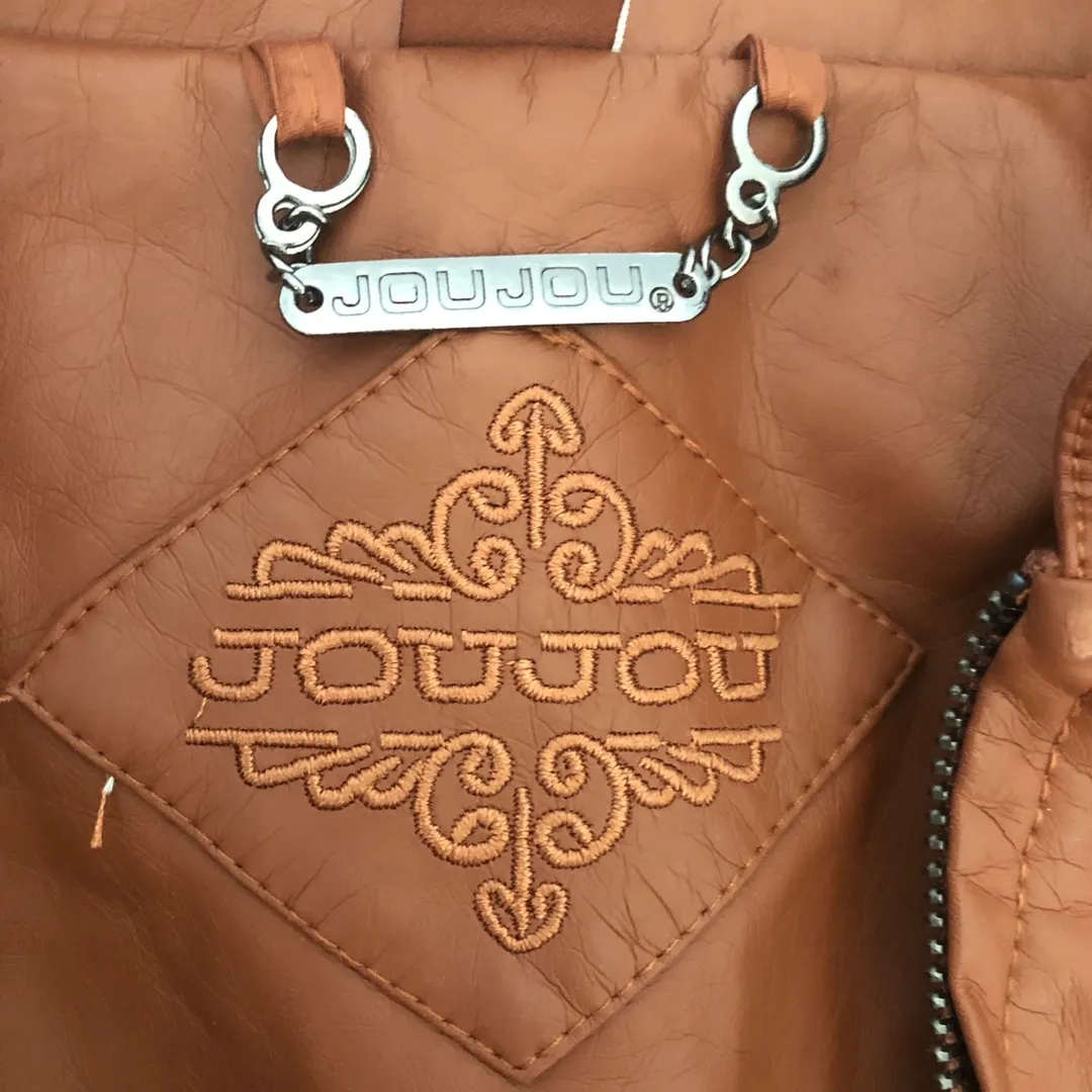 Leather Jacket Brown Size XL - Image 8