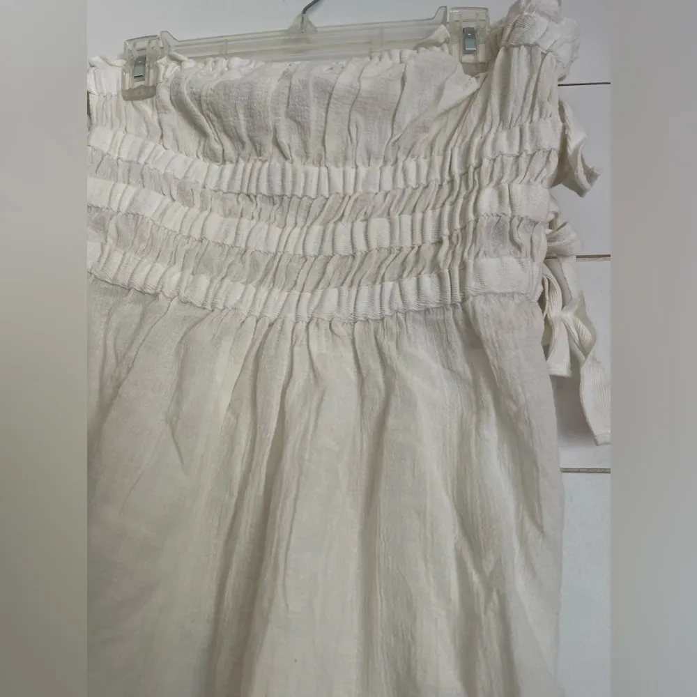 Jen's Pirate Booty Free People x Fleetwood Gauzy Tunic xs ivory nwot - Image 2