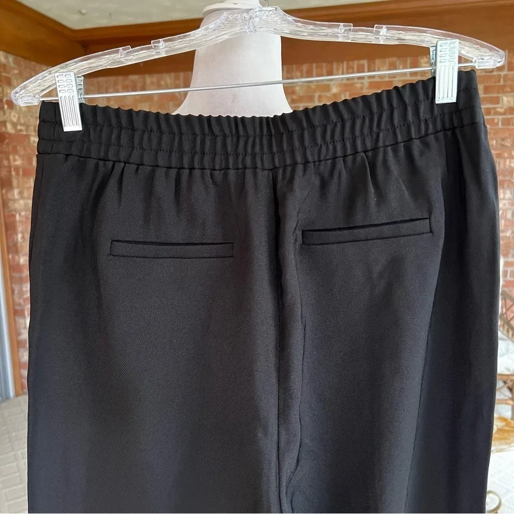 NWT Shinestar Jogger Pants Textured Ankle Black L Dressy Athleisure Knit Travel - Image 8