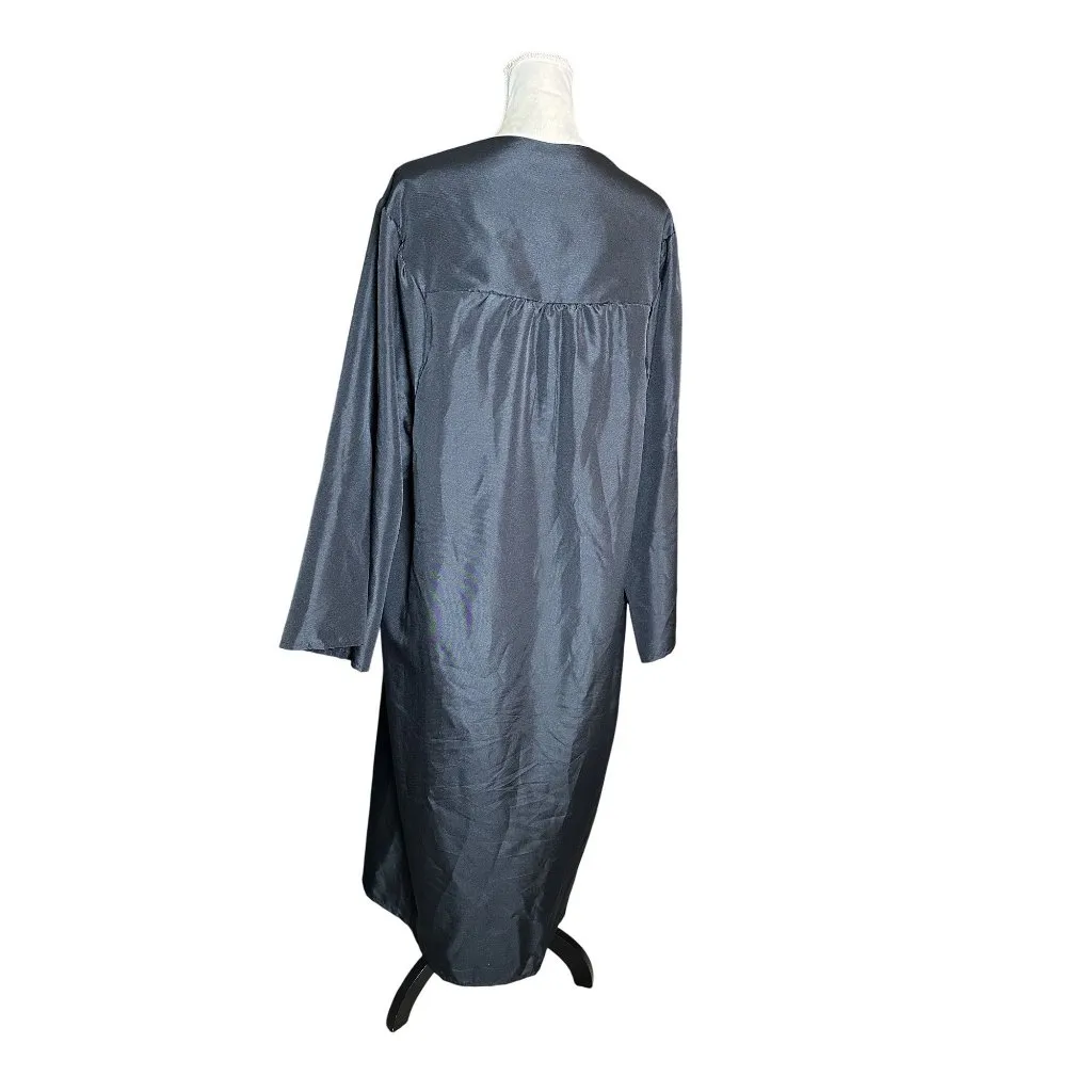 Jostens Graduation Gown Black Polyester Size 510" - Image 6