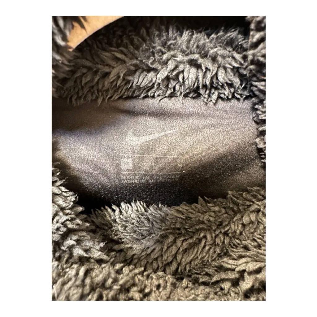 Nike Black Charcoal Fleece Pullover Jacket Men’s Medium (Women’s‎ L) - Image 6