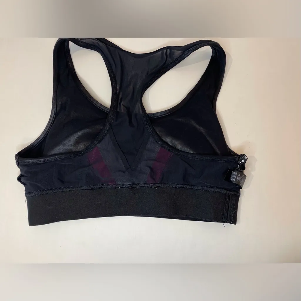 Koral Women’s Mesh-Back‎ Racerback Black Pink Sports Bra Size S - Image 8