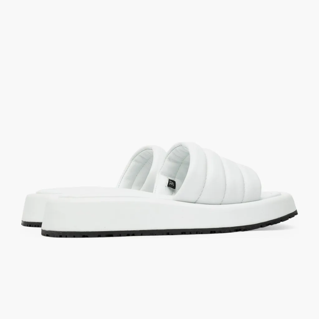 NEW P448 Fergie Slide Sandal (Women) 9.5-10US / 40EU, WHITE - Image 4