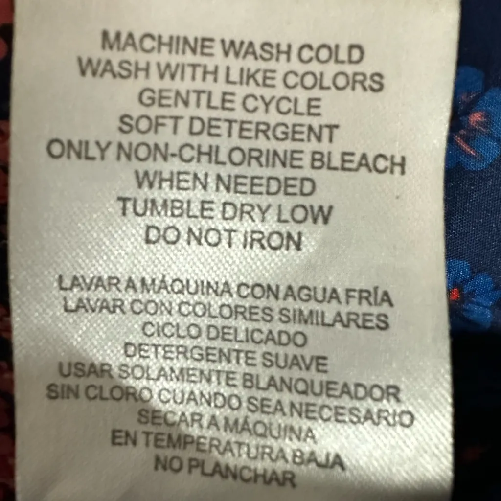 Buffalo David Bitton Floral Women’s Reversible Full‎ Zip Vest Size L - Image 8