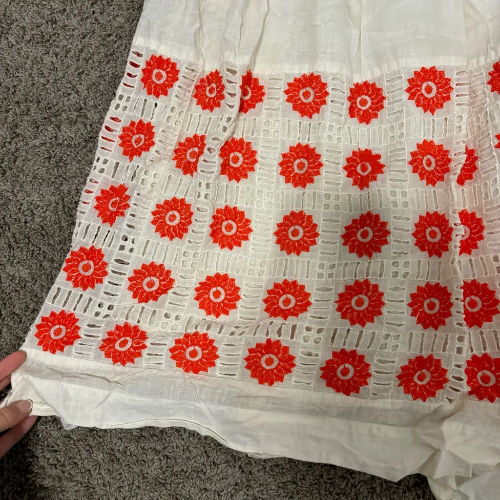 Anthropologie Eyelet Two-Piece Set **flawed** - Image 4