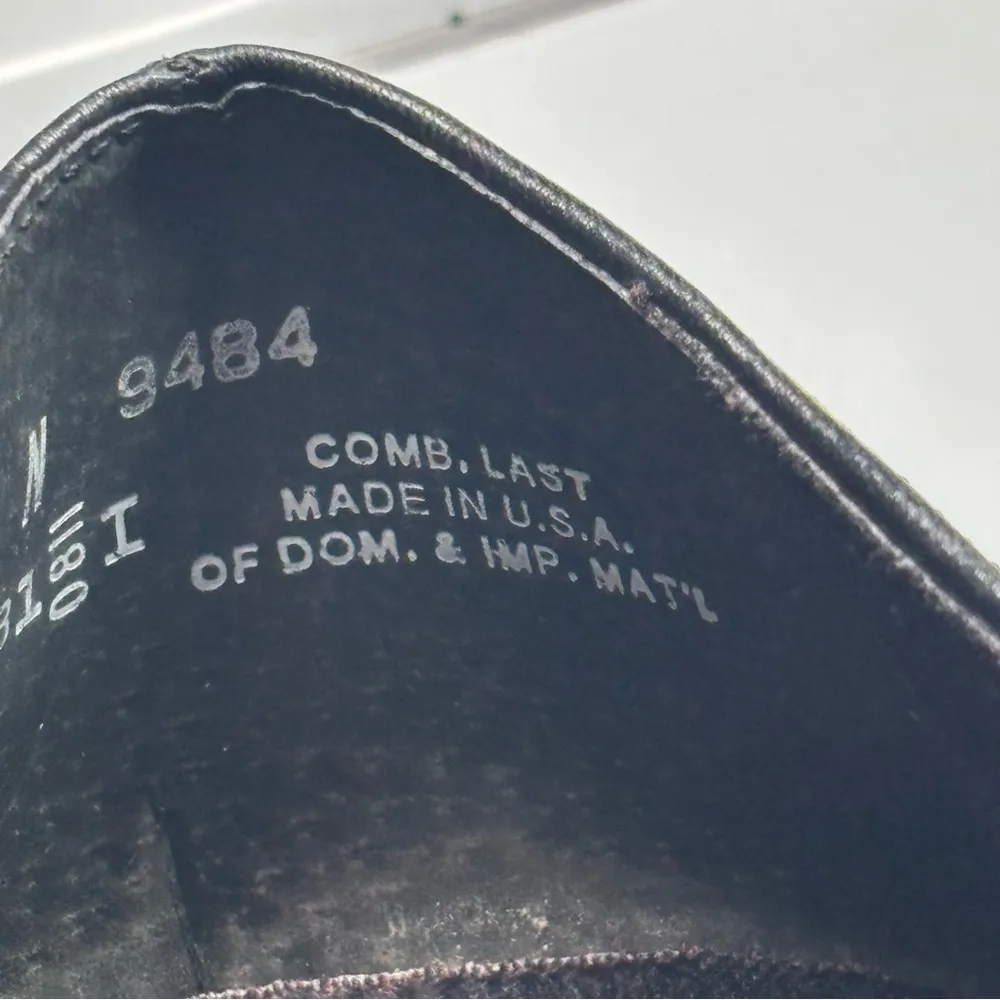 Munro American Shoes Womens 10 N Pump‎ Black Leather Casual Block Heels - Image 10