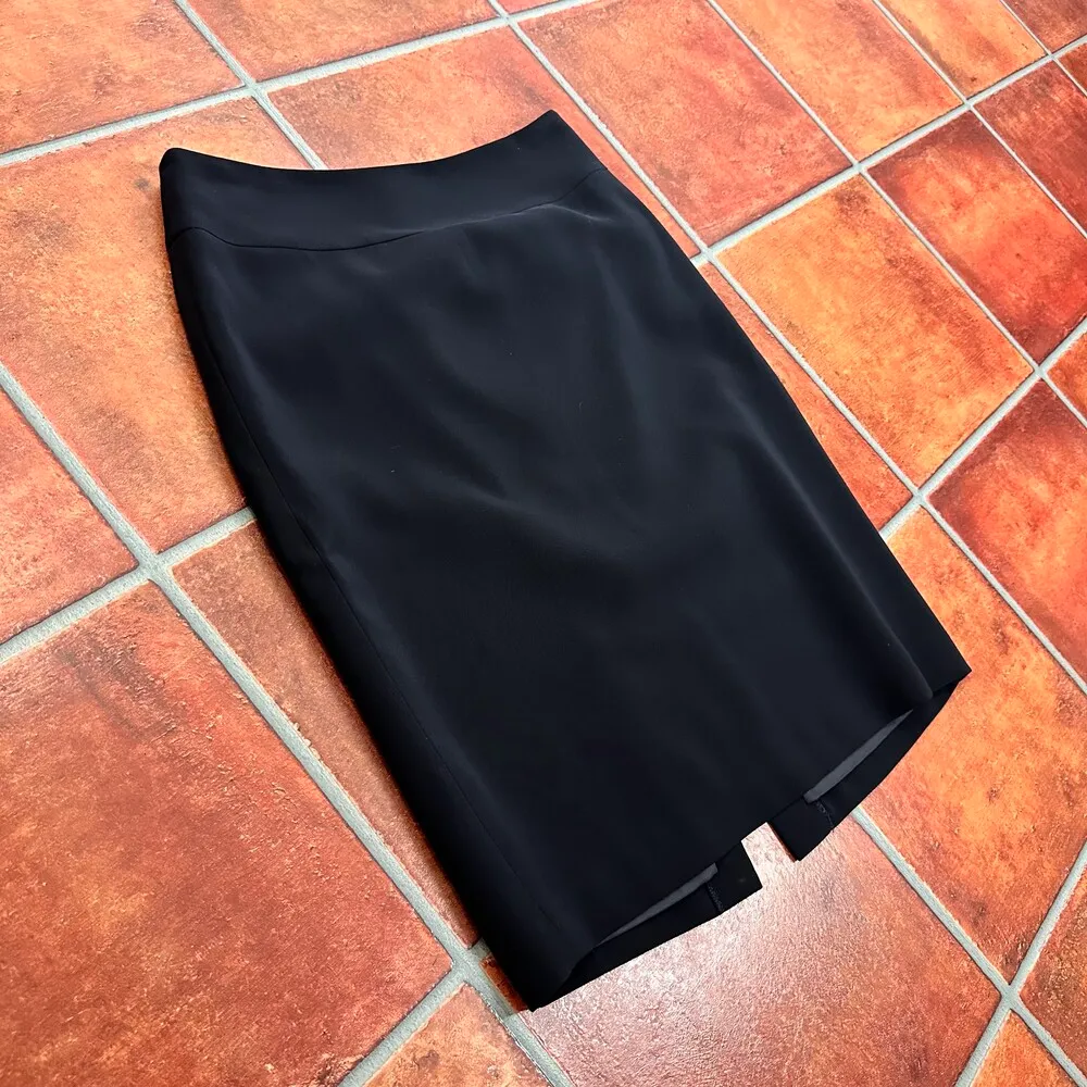 Maison 123 Un Deux Trois Black Pencil Skirt Size 6 - Image 2