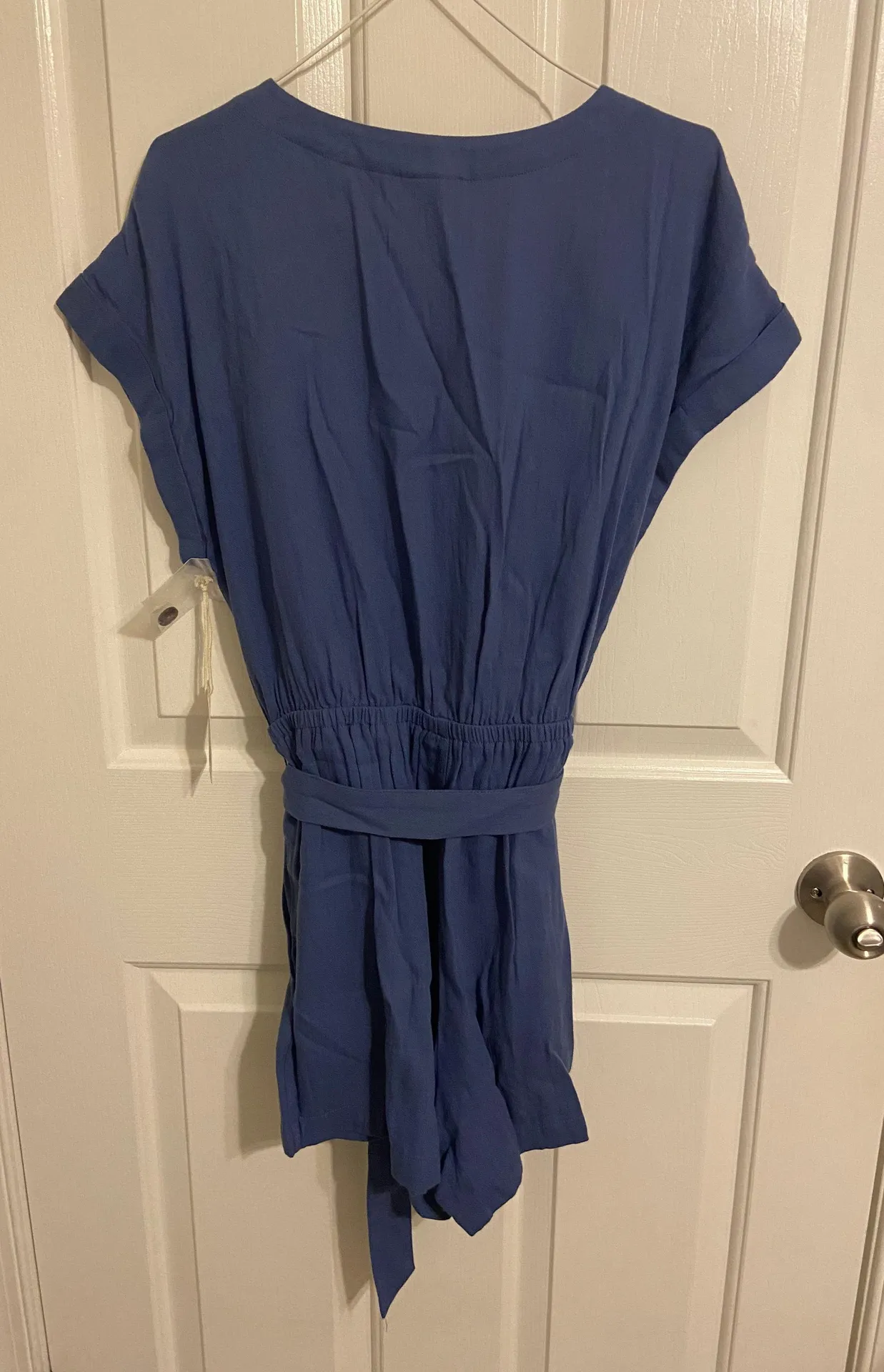 a.n.a Blue Romper With Pockets - Image 2