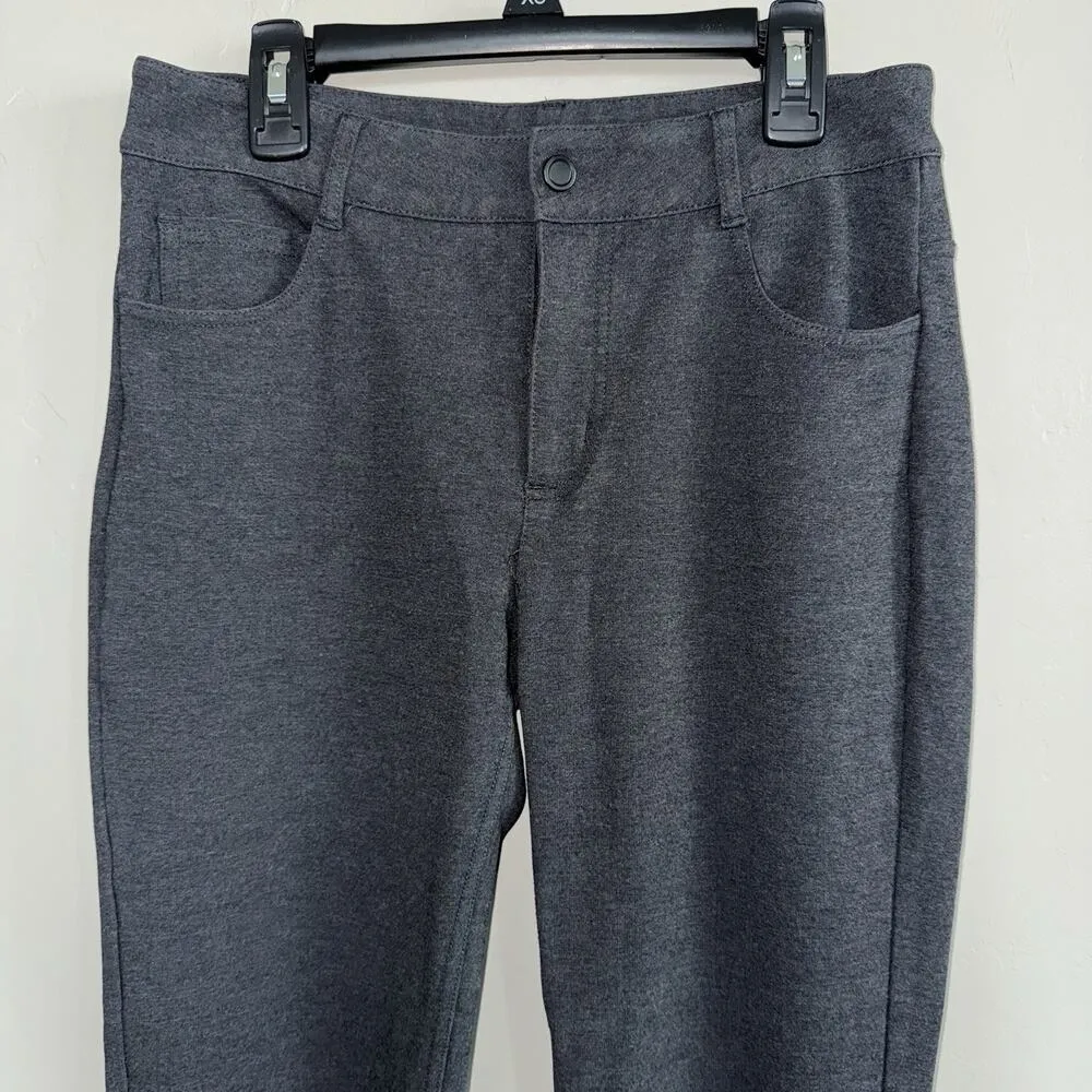 Athleta Ponte Skinny Pant Viscose Nylon Stretch 439153 Charcoal Grey Womens 6 - Image 2