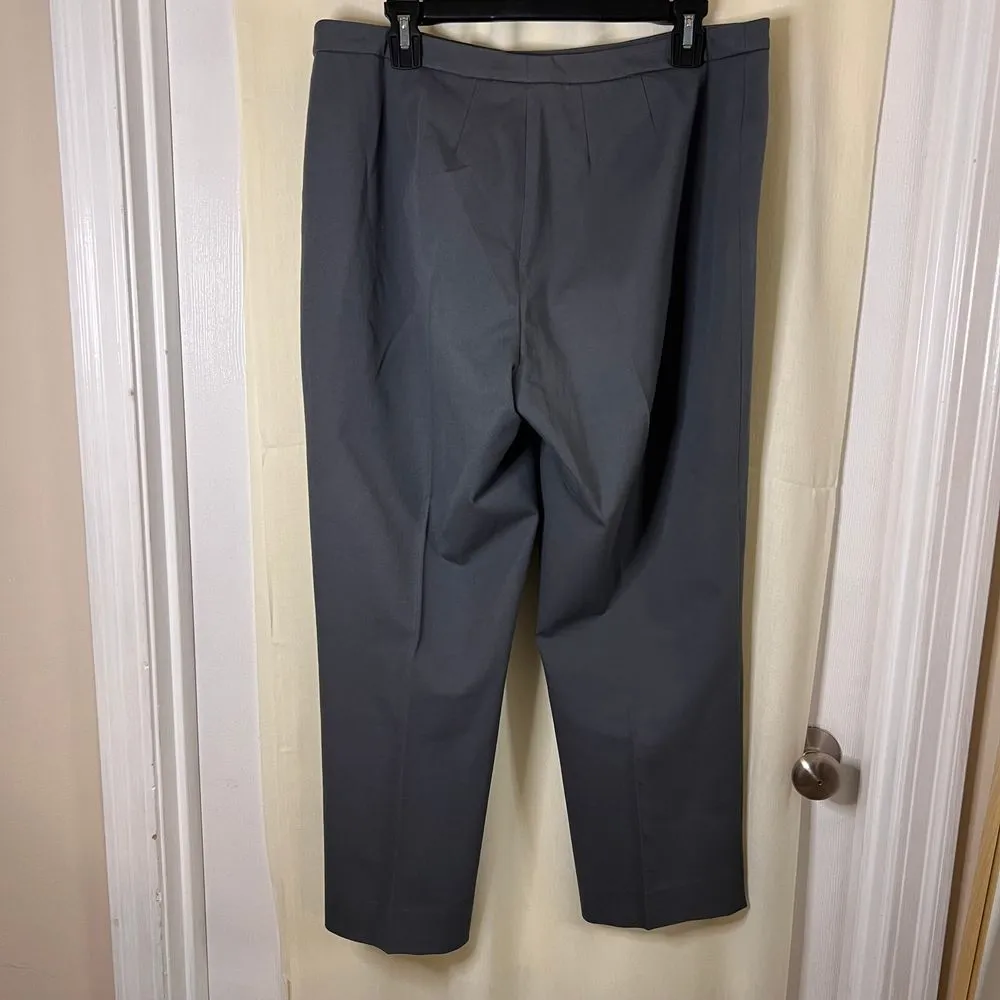 Peace of Cloth‎ Gray Professional Dress Pants Slacks Career Work Office Size 14 - Image 2
