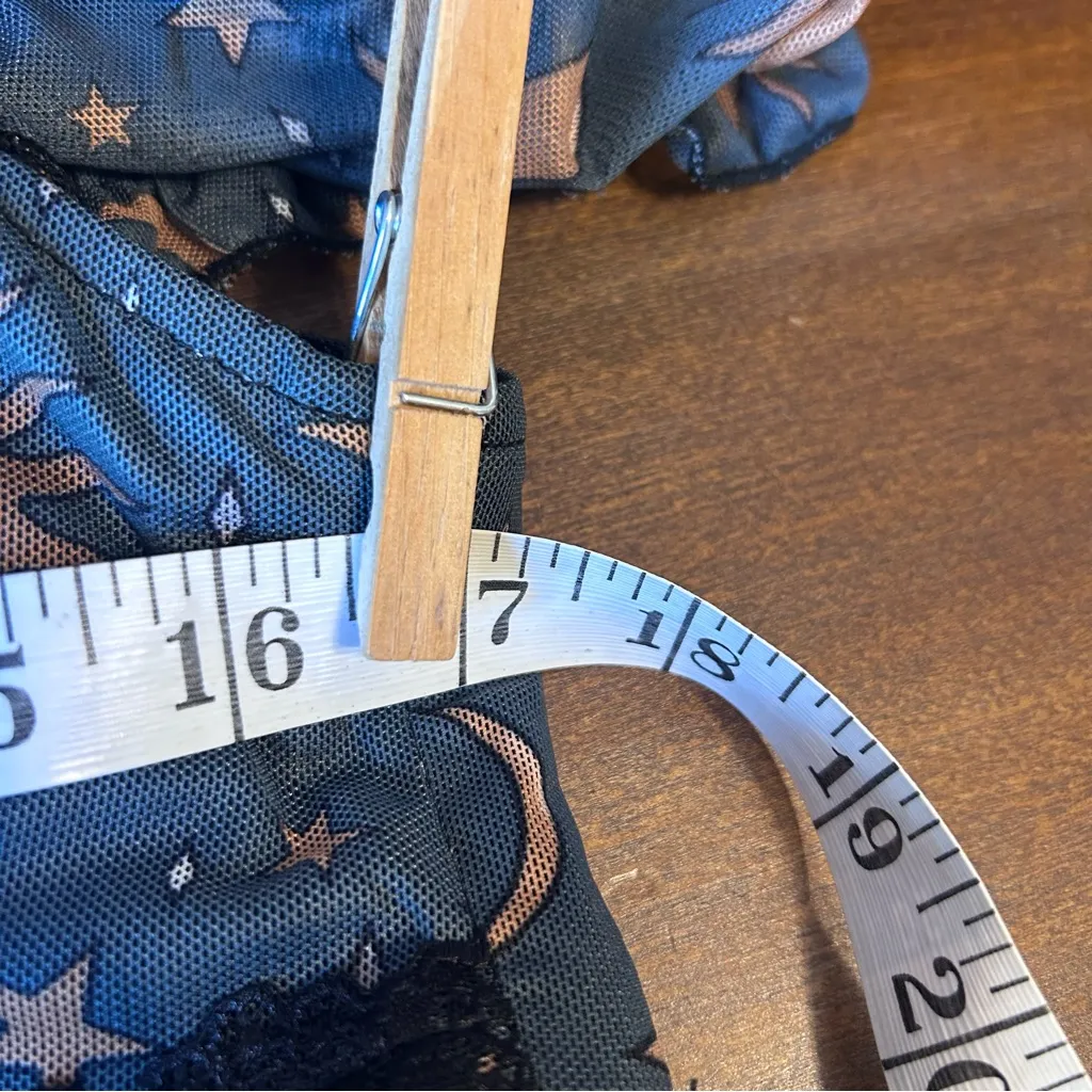 NWT Romwe Hippie Sun & Moon Graphic Drawstring Ruched Dress: Size MEDIUM - Image 6