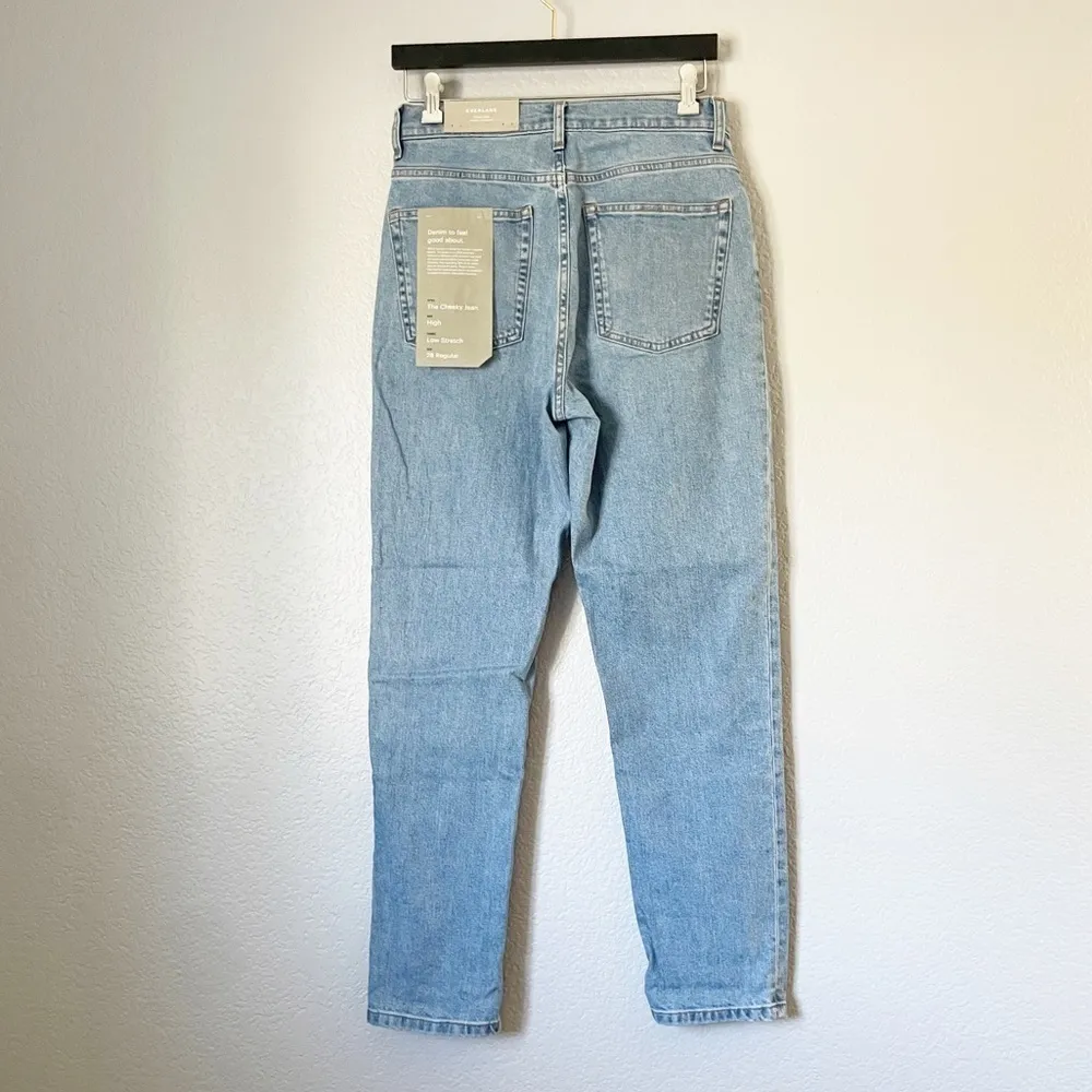 NWT EVERLANE Original Cheeky Jeans Sky Blue 28 - Image 4