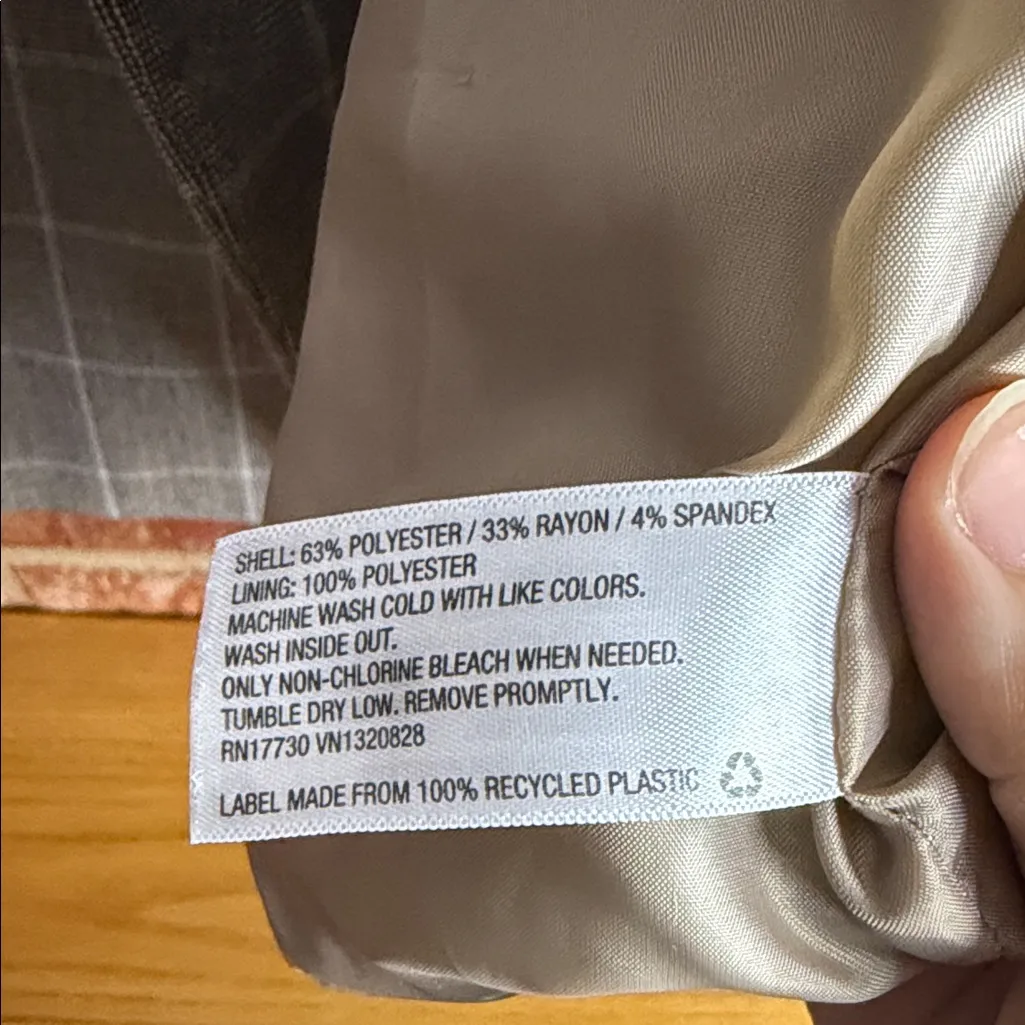 Gray Plaid Blazer A New Day - Image 6