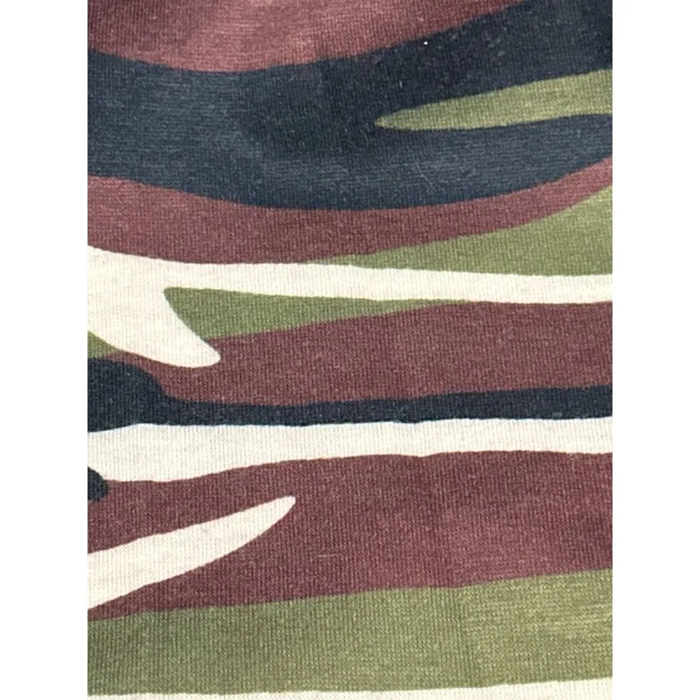 CCC Camouflage Pattern Lounge Pajama Pants Size XXL Soft Smooth Knit Green - Image 6