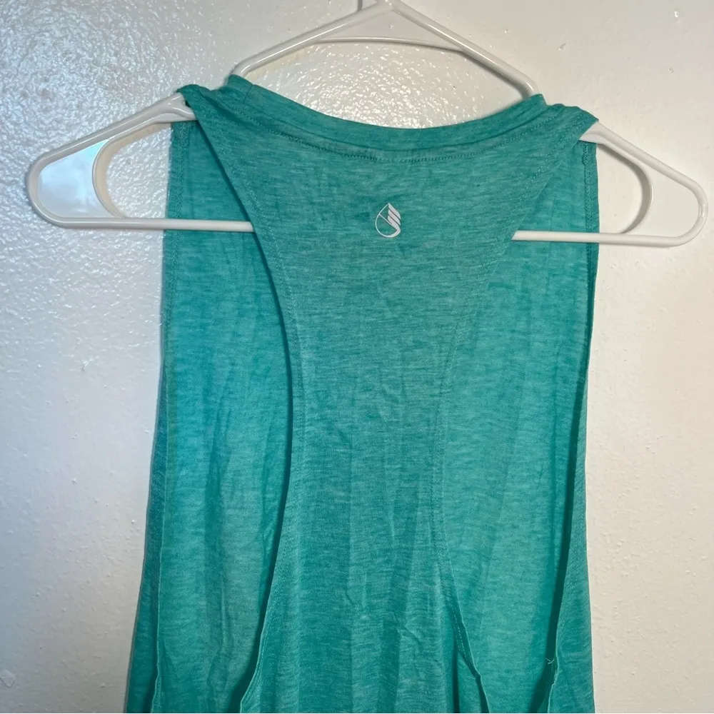 Icyzone Yoga Muscle Tank Top Mint Green - Image 9
